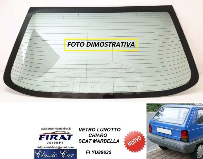 VETRO LUNOTTO SEAT MARBELLA CHIARO